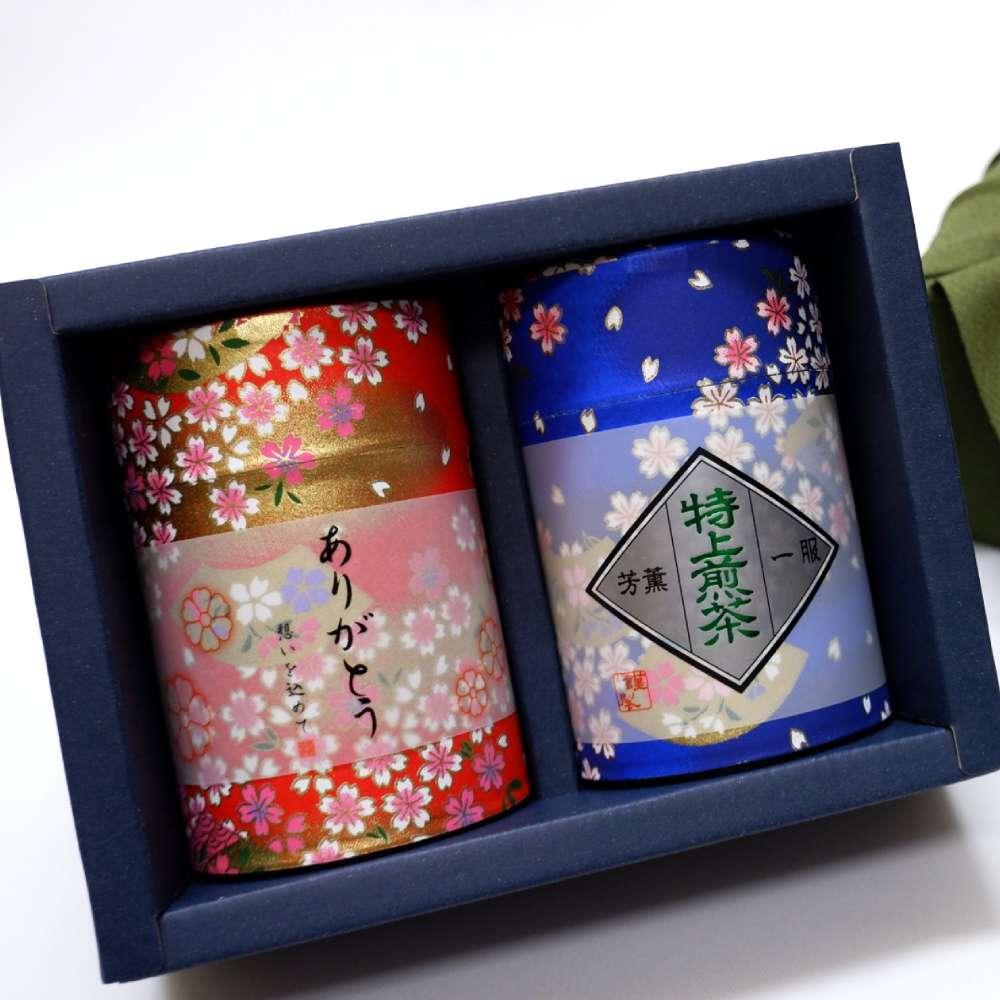 Kyoto Uji Green Tea Set First-Harvest Sencha & Gyokuro Tea Gift Set - Image 3