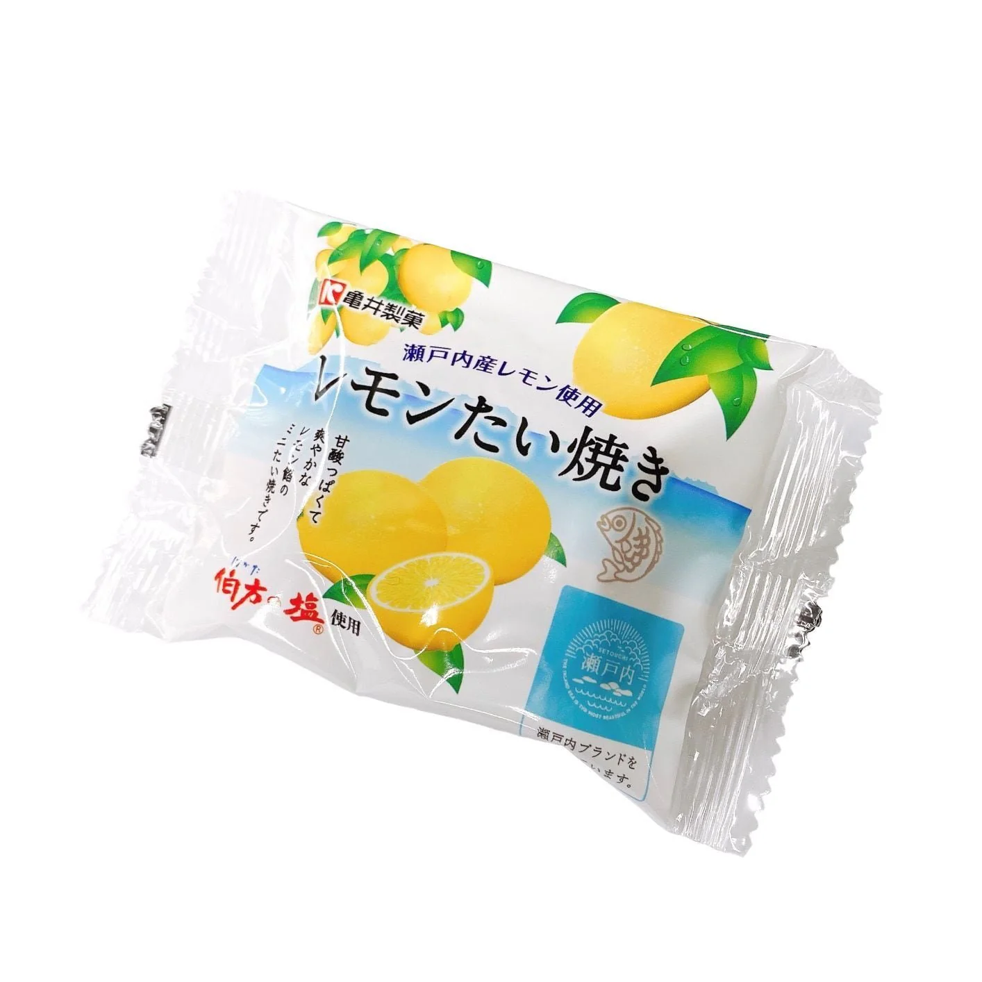 Lemon Taiyaki Sweet Bean Paste Filled Fish-Shaped Cake (Pack of 10) - Image 4