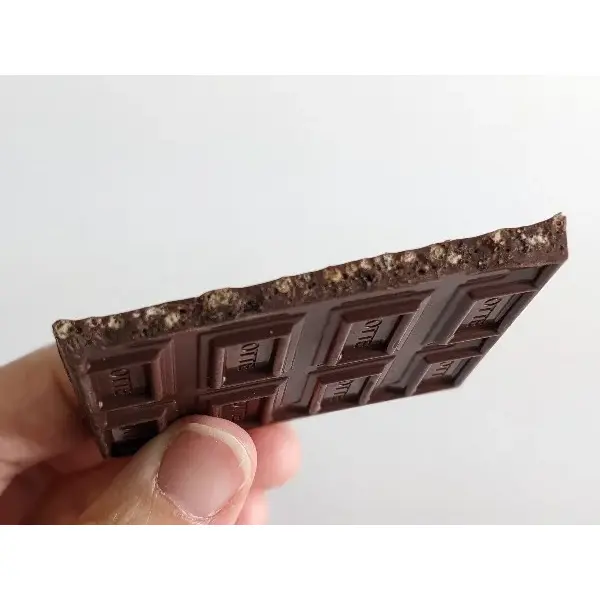 Lotte Crunky Chocolate Crispy Malt Puff Chocolate Block 45g (Pack of 5) - Image 2