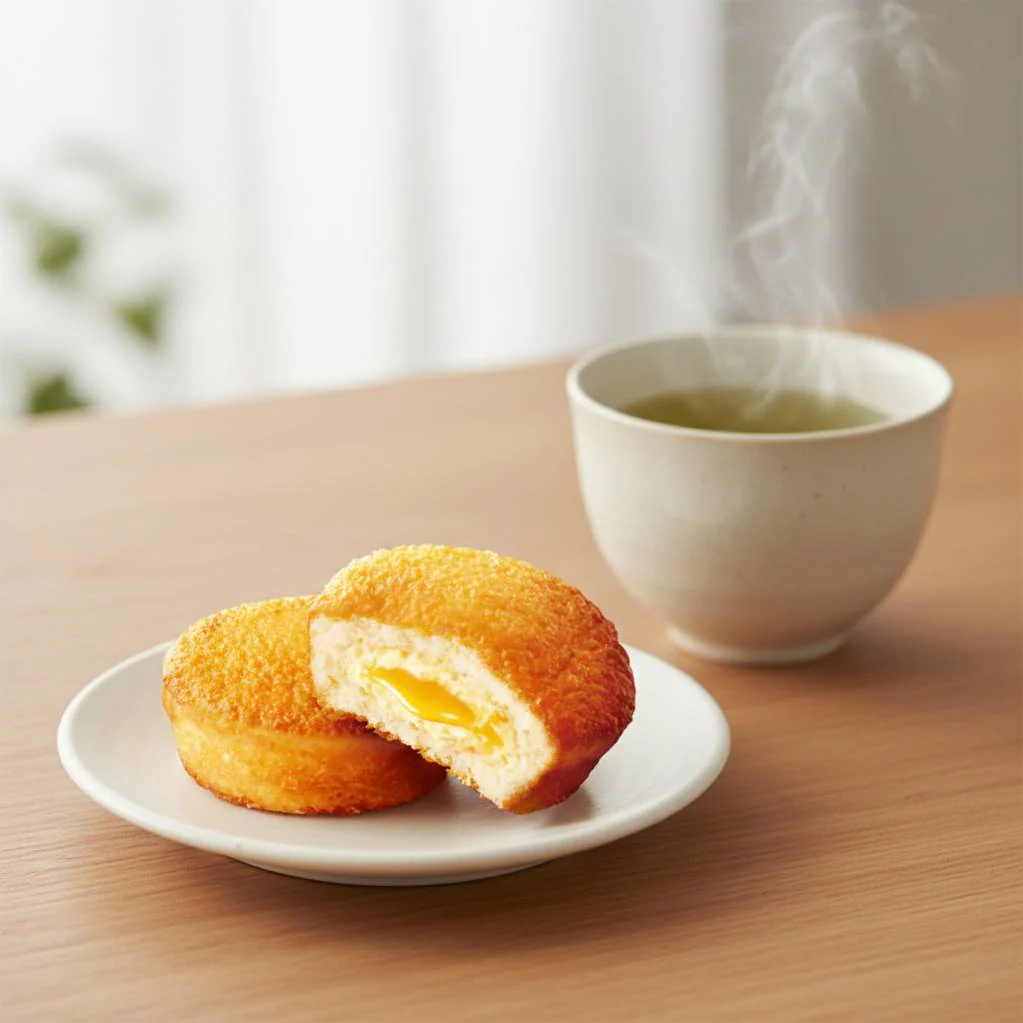 Lotte Custard Cake Custard Cream Filled Snack Cakes 9 Pieces - Image 2