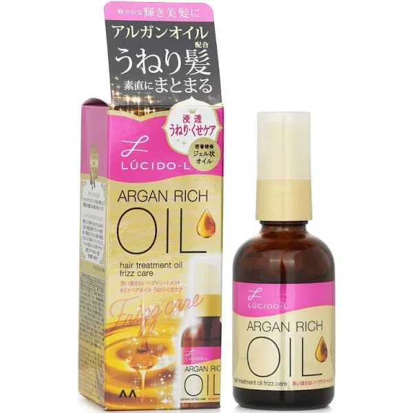 Lucido-L Argan Rich Hair Treatment Hair Oil for Frizzy Hair 60ml - Image 5