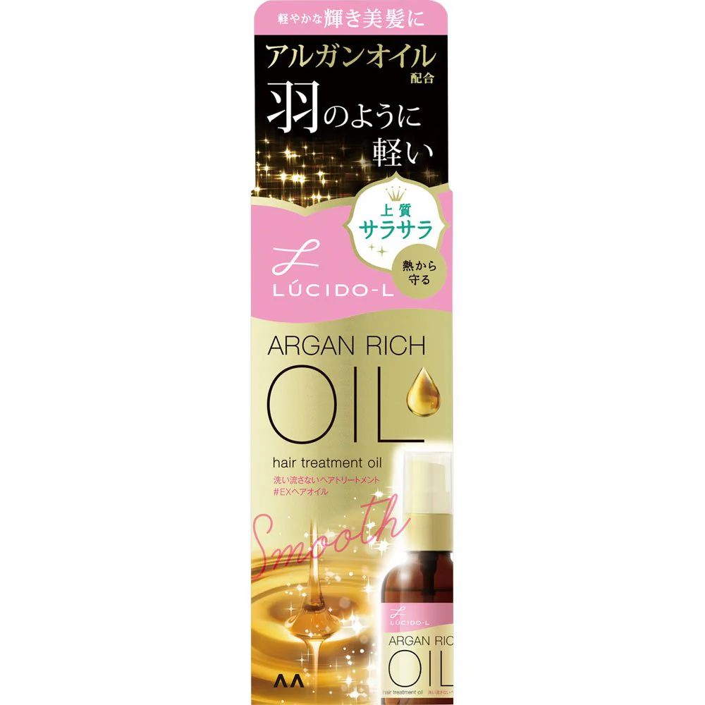 Lucido-L Argan Rich Hair Treatment Oil for Silky Smooth Hair 60ml - Image 6