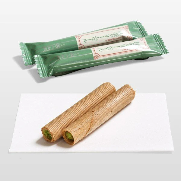 Marukyu Koyamaen Matcha Cream Wafer Roll Biscuits 16 Pieces - Image 2