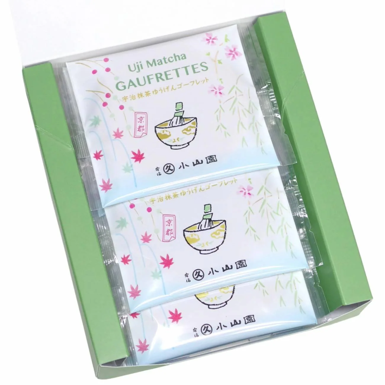 Marukyu Koyamaen Uji Matcha Cream Filled Gaufrettes Waffle Cookies 8 pcs. - Image 3
