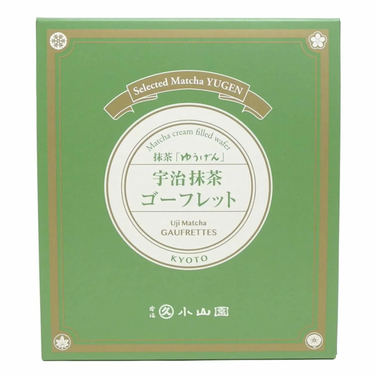 Marukyu Koyamaen Uji Matcha Cream Filled Gaufrettes Waffle Cookies 8 pcs. - Image 4