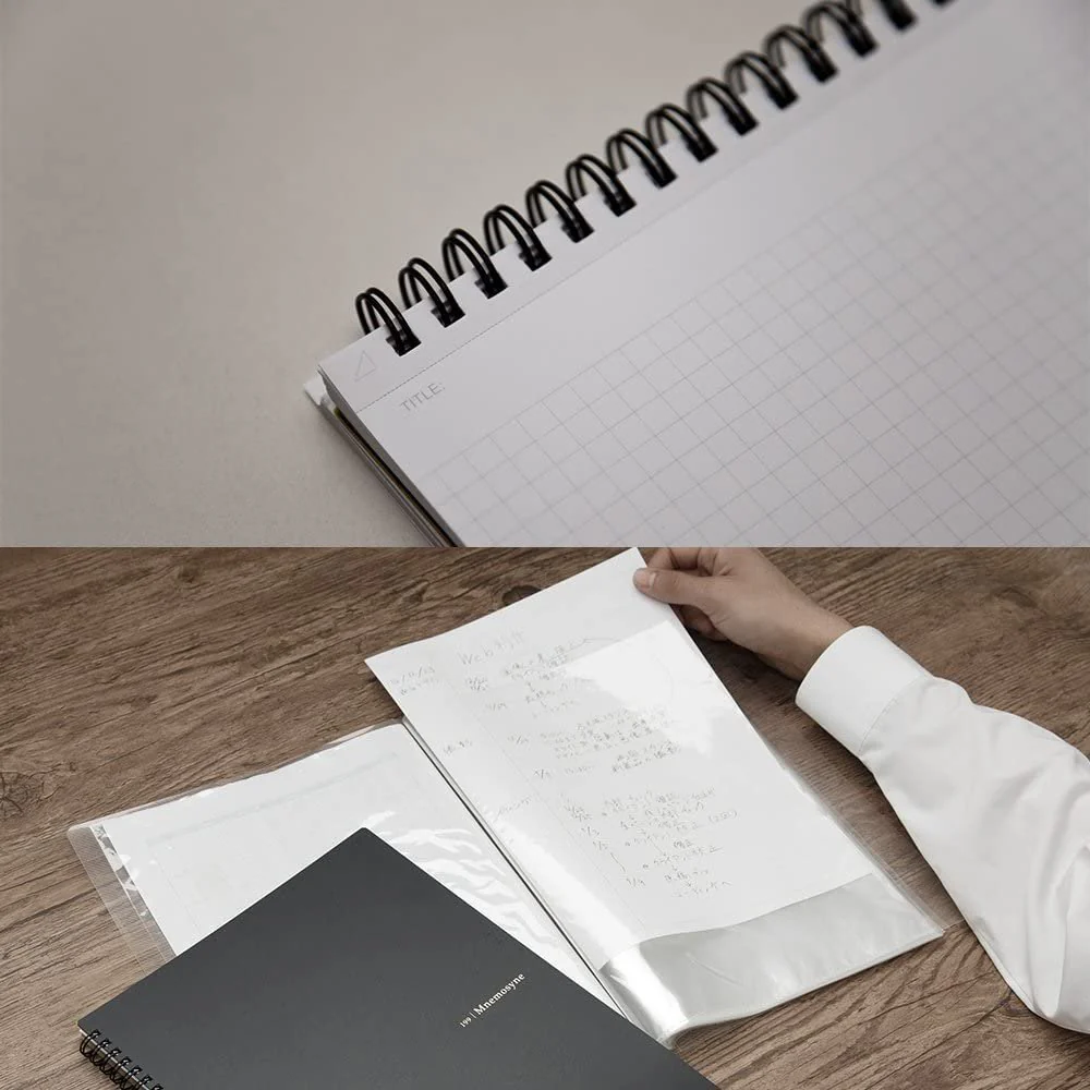 Maruman Mnemosyne Notebook B5 Size 7mm Horizontal Lined Paper N194A - Image 3