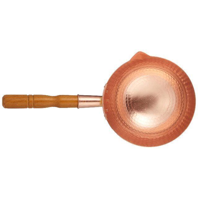 Marushin Hammered Copper Saucepan Superior Heat Control 6L φ27cm - Image 2
