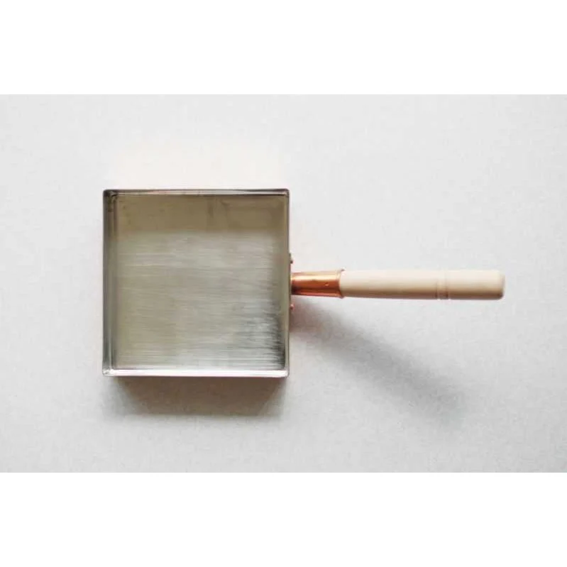 Marushin Kanto Type Square Tamagoyaki Omelette Copper Pan 18x18cm - Image 2