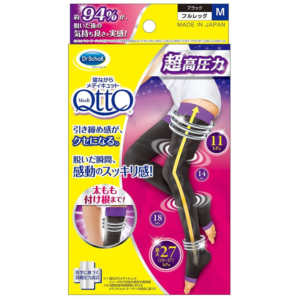 Medi Qtto Full Leg Ex Slimming Compression Socks for Sleeping Size - Image 4