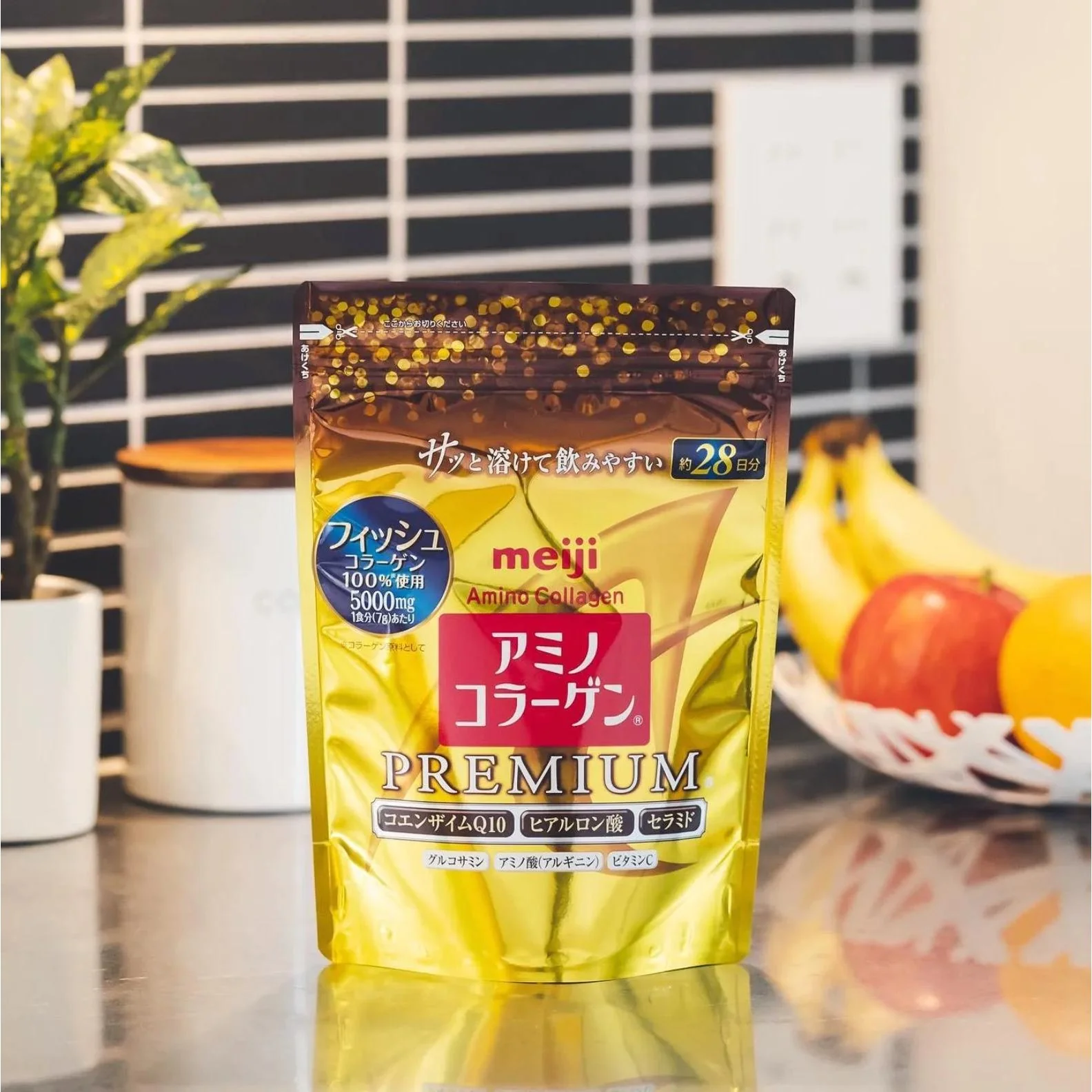 Meiji Amino Collagen Powder Premium for Skin & Joint Support 196g - Image 5