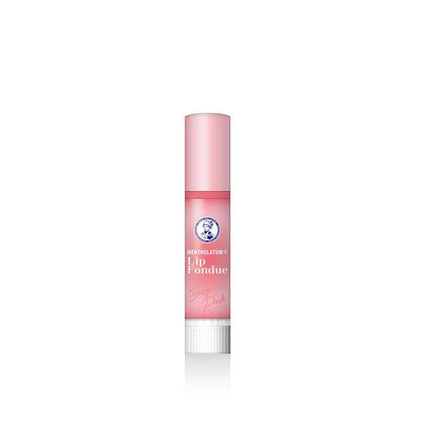 Mentholatum Lip Fondue Melty Lip Balm Baby Pink Lipstick 3.2g - Image 4