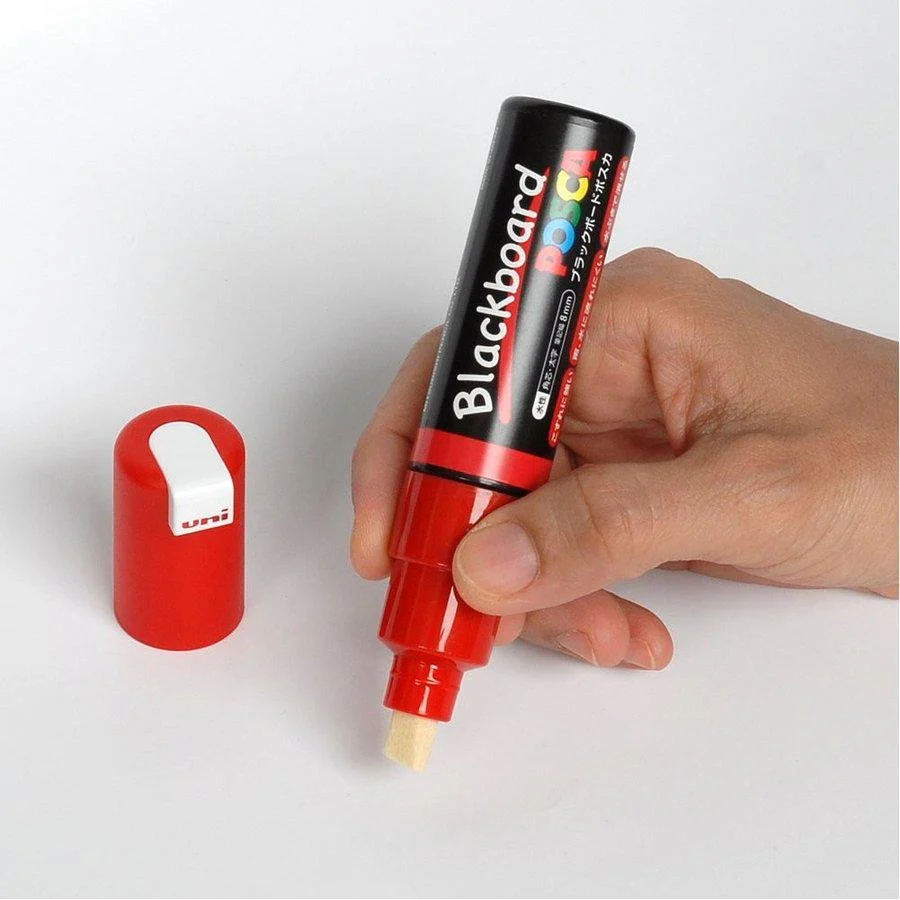 uni Mitsubishi Posca Blackboard Fat Marker Set 8 Bold Colors PCE2508K8C - Image 2