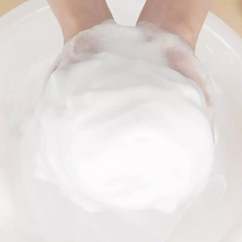 Miyoshi Soap Facial Foaming Wash Additive-Free Pump Bottle 200ml - Image 2