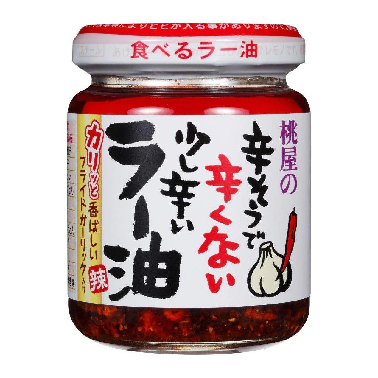 Momoya Rayu Chili Oil with Fried Garlic Umami Topping 110g - Image 7