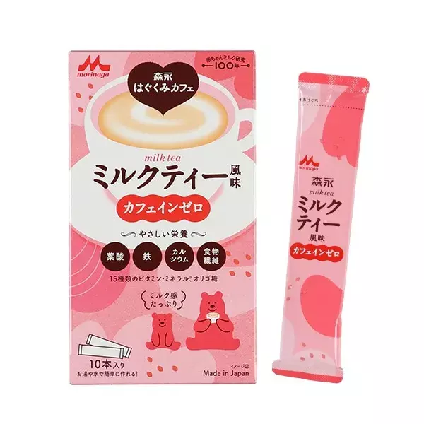 Morinaga Hagukumi Pregnancy Supplement Milk Tea Flavor 10 Servings - Image 3