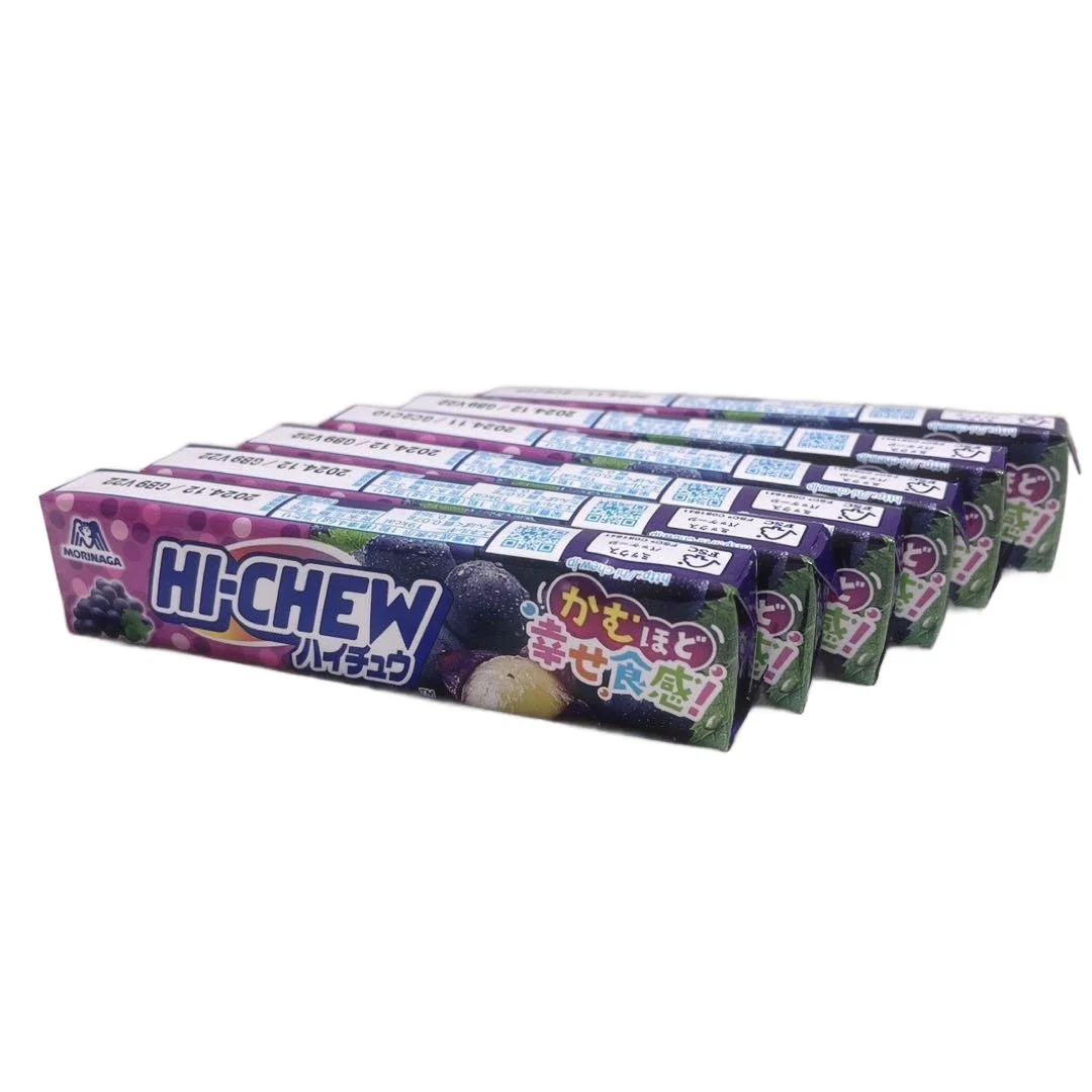 Hi-Chew Japanese Soft Candy Grape Flavor 12 Pieces (Pack of 6) - Image 3