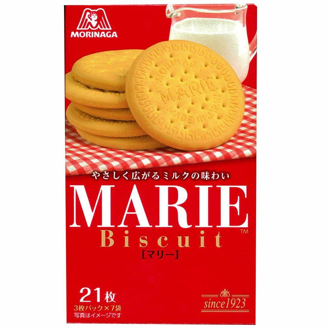 Morinaga Marie Classic Japanese Milk Biscuits 21 Pieces