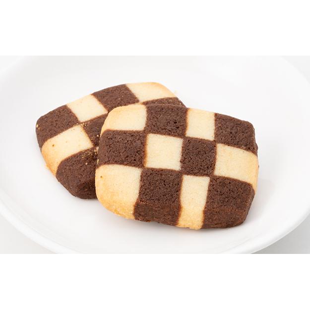 Mr. Ito Confetti Crumbly Cocoa and Butter Cookies Chequer Pattern 8ct. - Image 2