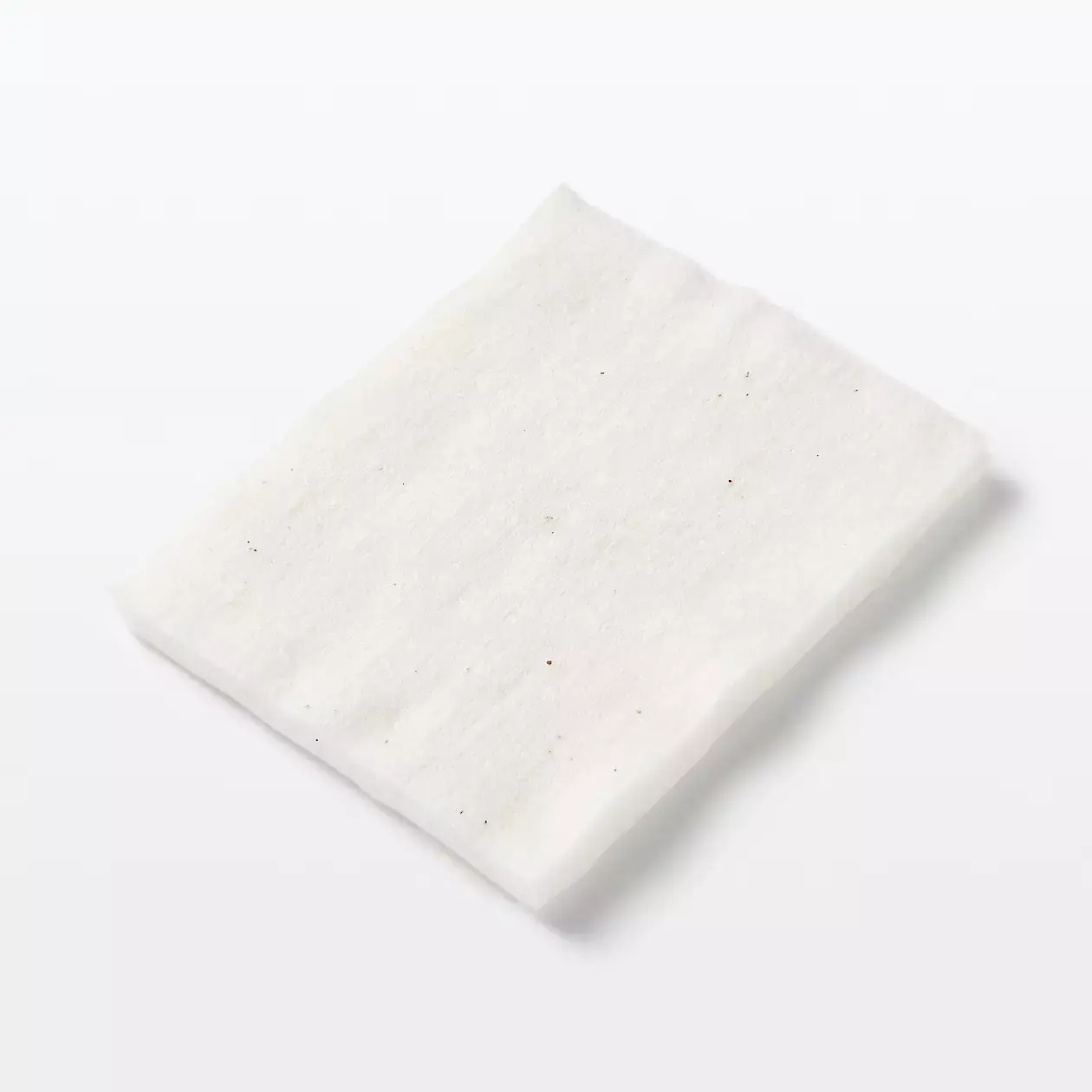 Muji Cut Cotton Ecru Unbleached Facial Cotton Pads Large 90x70mm 88 pcs. - Image 2