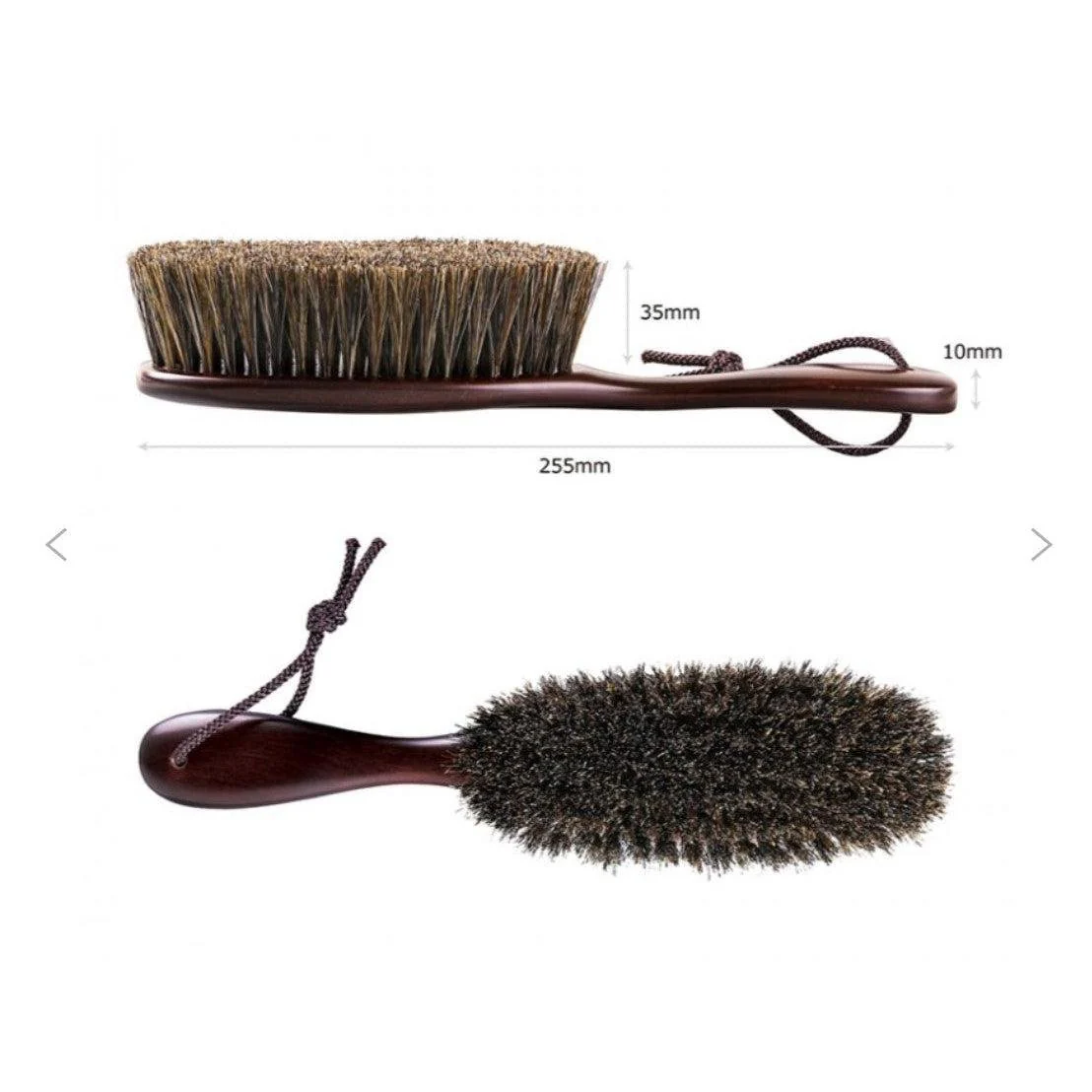 Nakata Hanger Natural Bristle Clothes Brush with Beech Wood Handle - Image 5