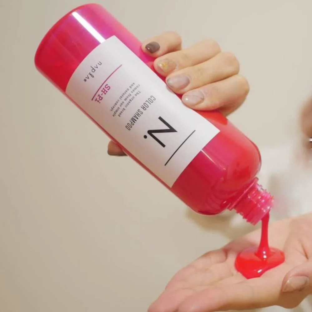 Napla N. Color Pink Shampoo Red & Pink Hair Color Care 320ml - Image 2