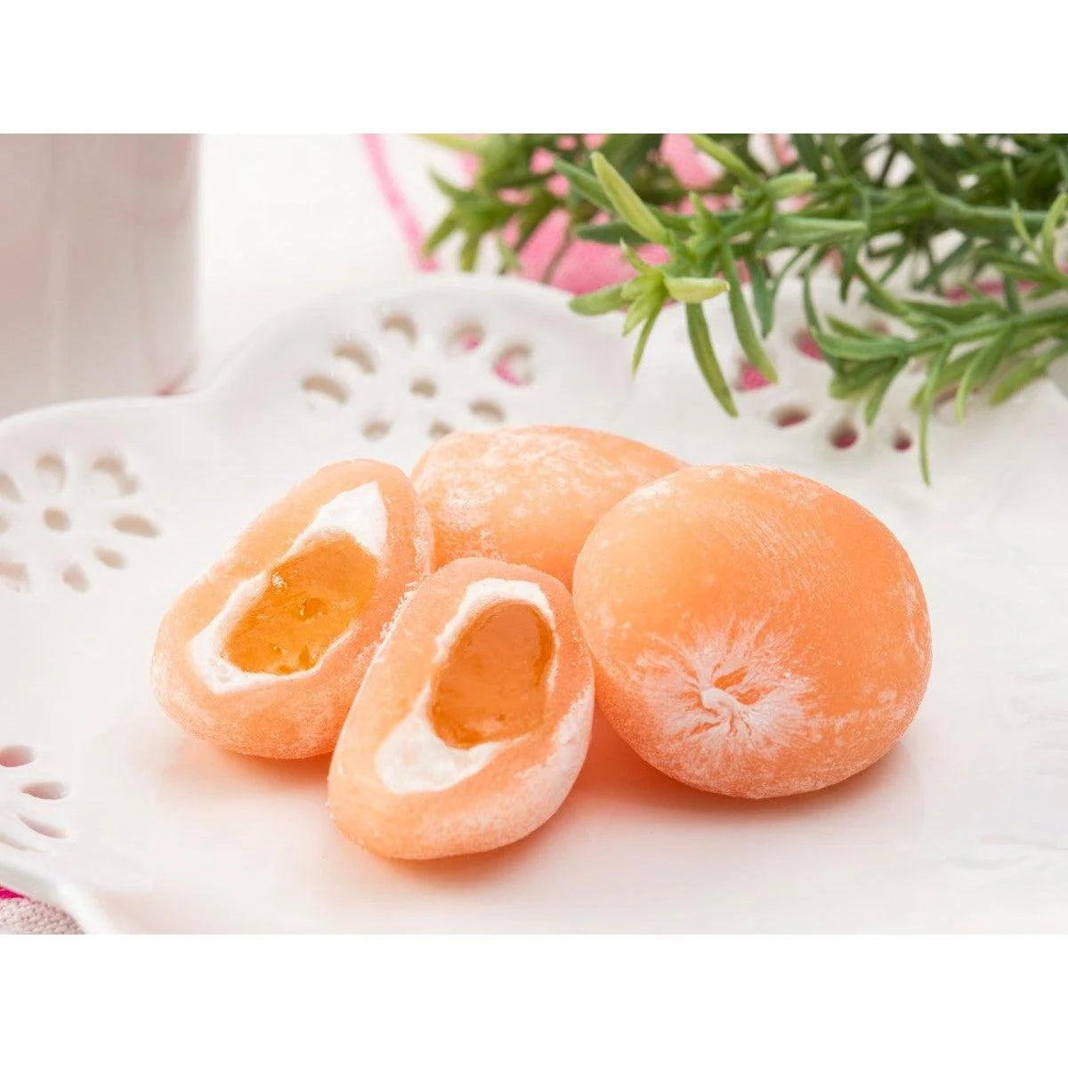 Nihonbashi Fujiya Peach Nectar Filled Mochi 100g (Pack of 3) - Image 2