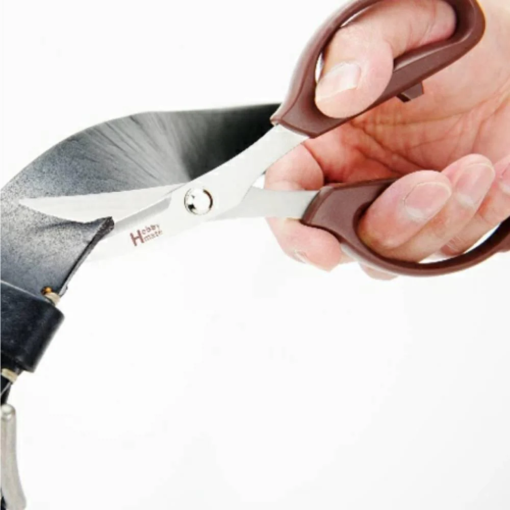 Nikken Leather Scissors Heavy Duty Cloth & Leather Cutting Shears 180mm - Image 2