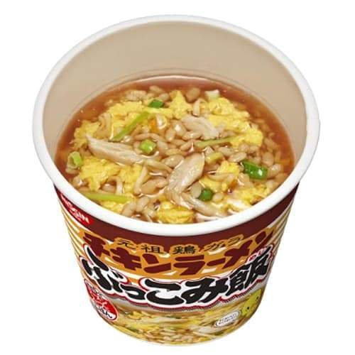 Nissin Bukkomi Meshi Chicken Ramen Rice Instant Cup Meal 77g - Image 2