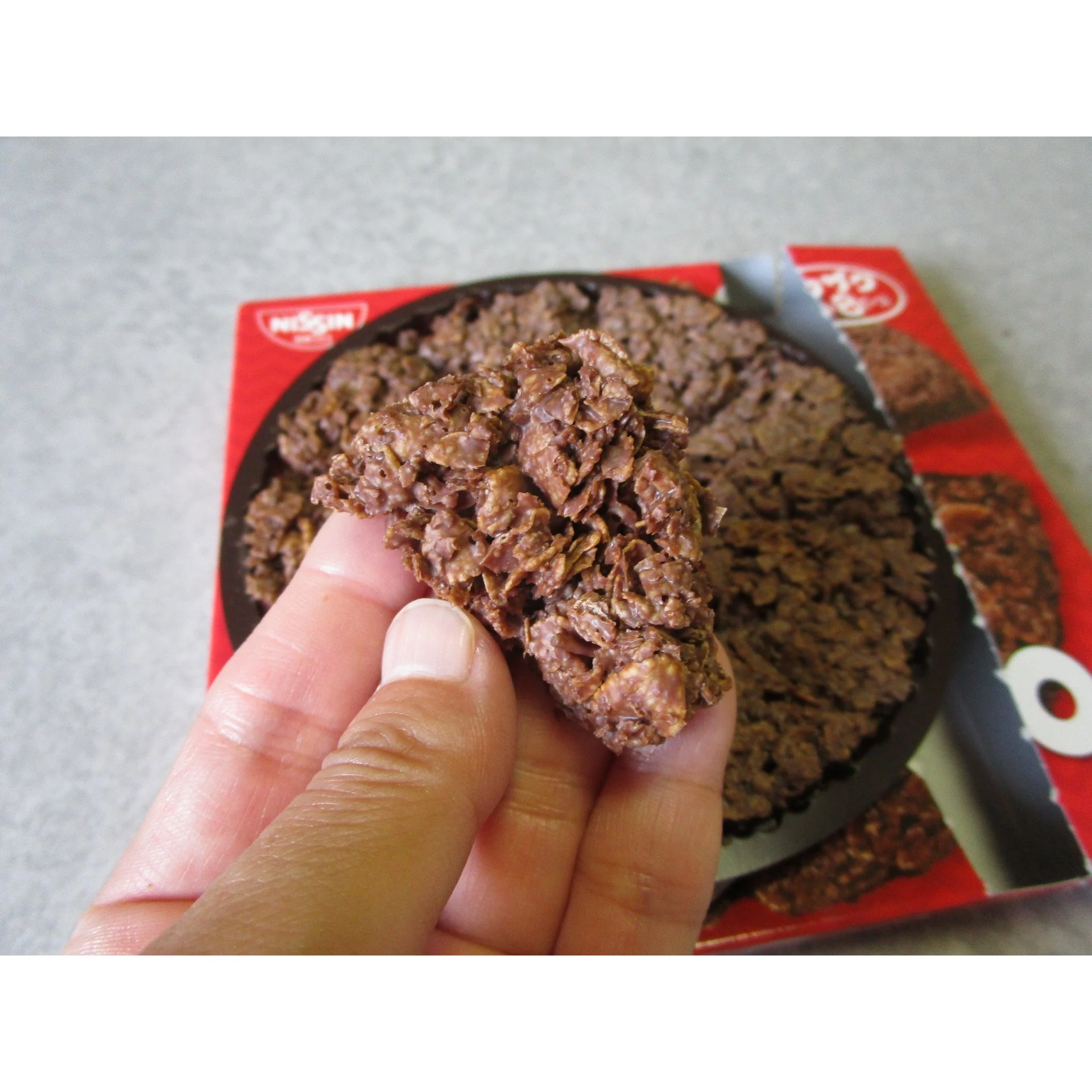 Nissin Crisp Choco Chocolate Cornflakes Snack (Pack of 3) - Image 2