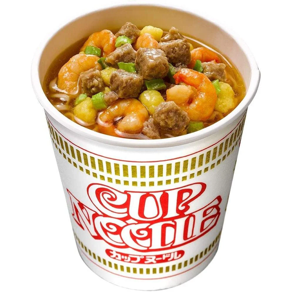 Nissin Instant Cup Noodles Soy Sauce Flavor (Pack of 6) - Image 3