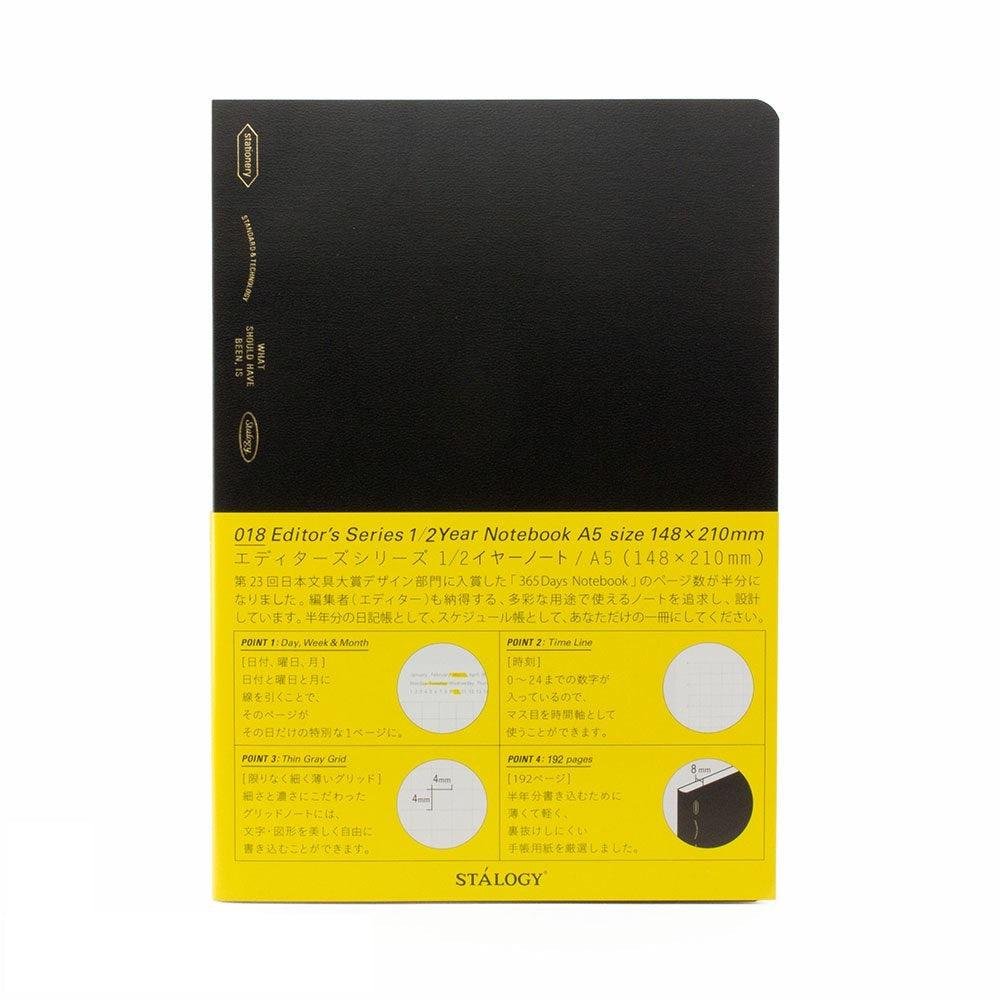 Nitto Stalogy A5 Editor's Series 365 Days Notebook (Grid Paper Notebook) - Image 7