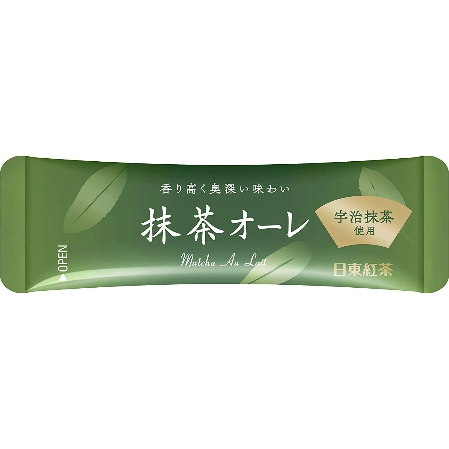 Nittoh Tea Matcha Green Tea Latte Powder (Matcha Au Lait) 8 Sticks - Image 3