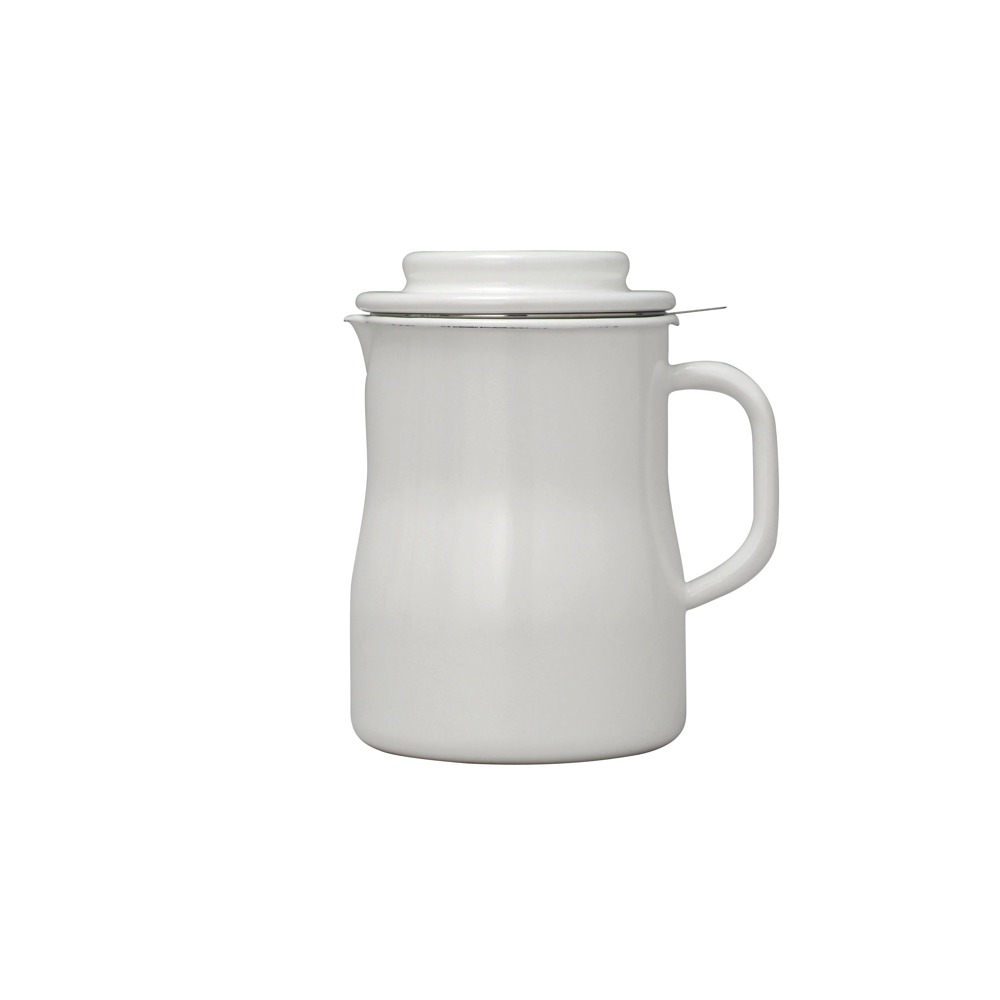 Noda Horo Enamel Oil Filter Pot Activated Carbon Oil Strainer 800ml