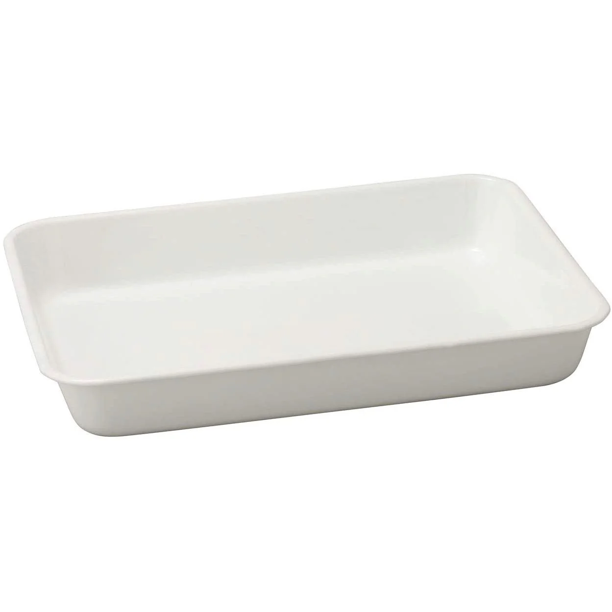 Noda Horo Japan White Enamel Tray Series Minimalist Tray - Image 11