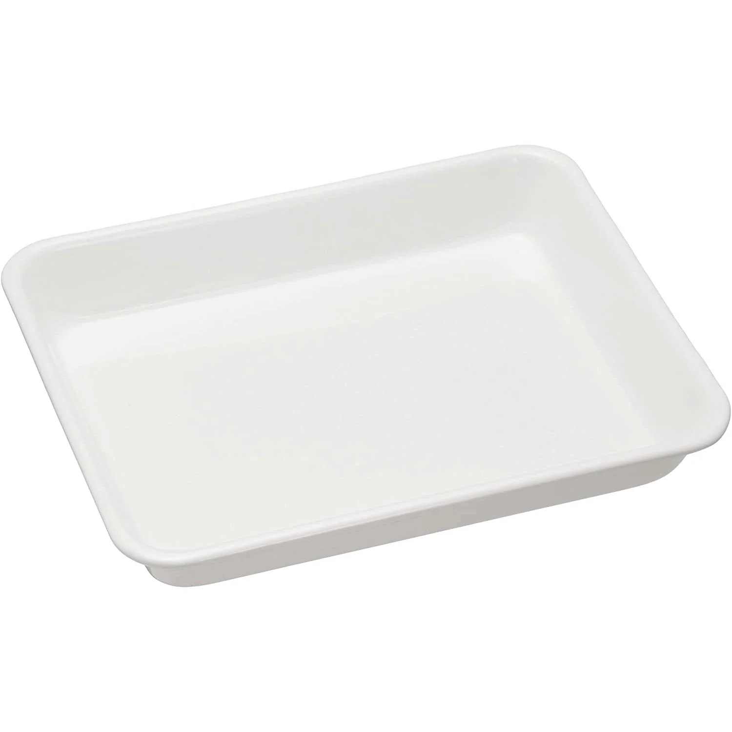 Noda Horo Japan White Enamel Tray Series Minimalist Tray - Image 5