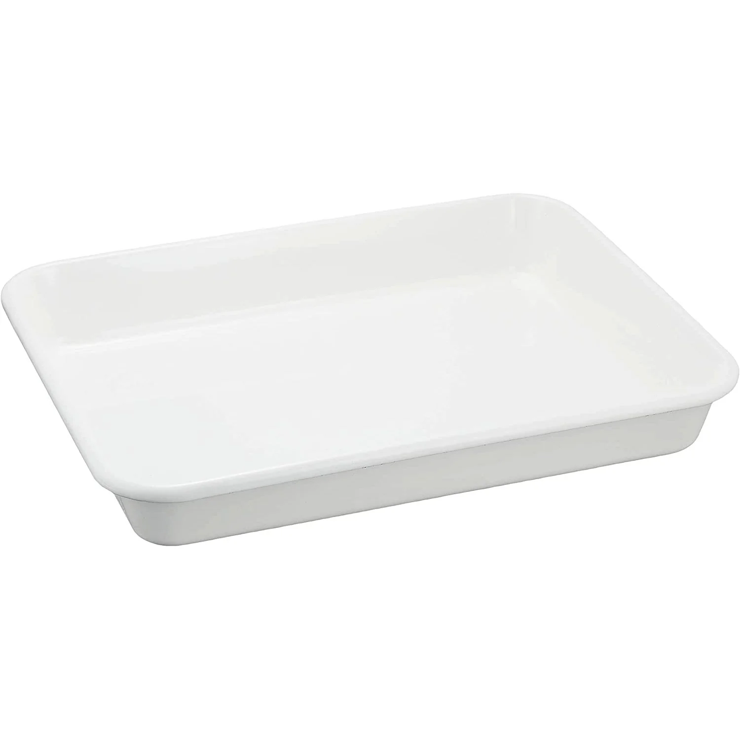 Noda Horo Japan White Enamel Tray Series Minimalist Tray - Image 9