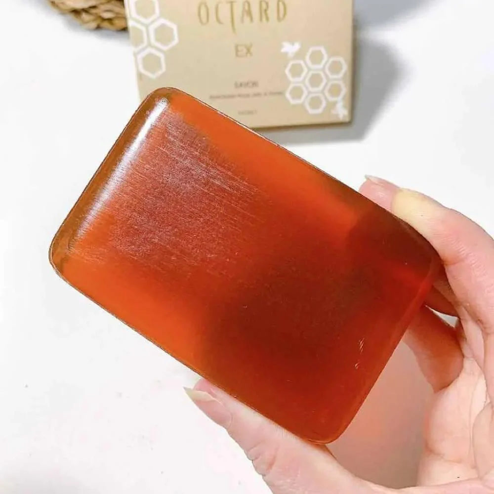 Octard EX Savon Royal Jelly Moisturizing Honey Beauty Soap Bar 120g - Image 3