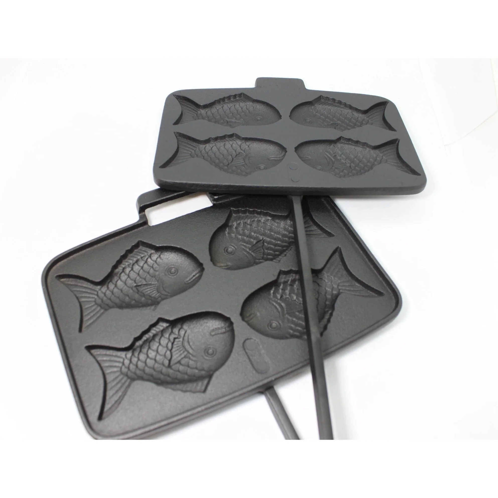 Oigen Nambu Cast Iron Taiyaki Maker Fish Shaped Pan F-463 - Image 2