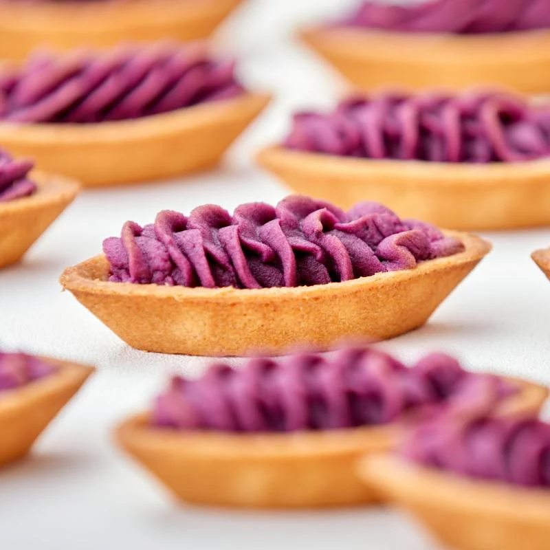 Okashi Goten Beni Imo Okinawa Purple Sweet Potato Tart 6 Pieces - Image 4
