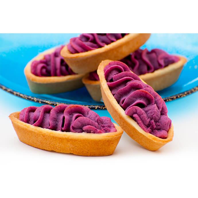 Okashi Goten Beni Imo Okinawa Purple Sweet Potato Tart 6 Pieces - Image 6