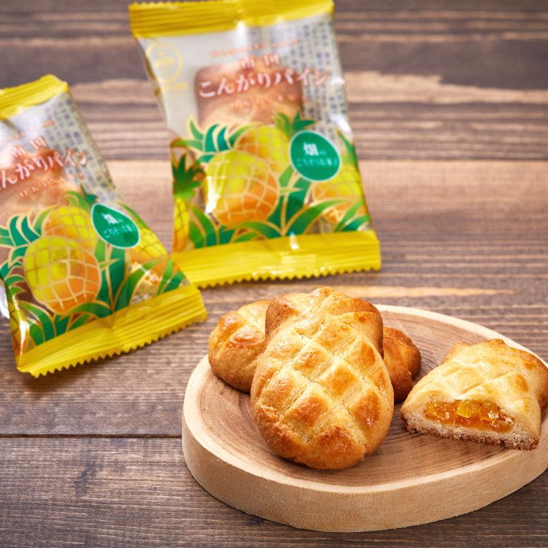Okashi Goten Okinawa Crispy Individual Pineapple Pie Cakes 10 Pieces - Image 2