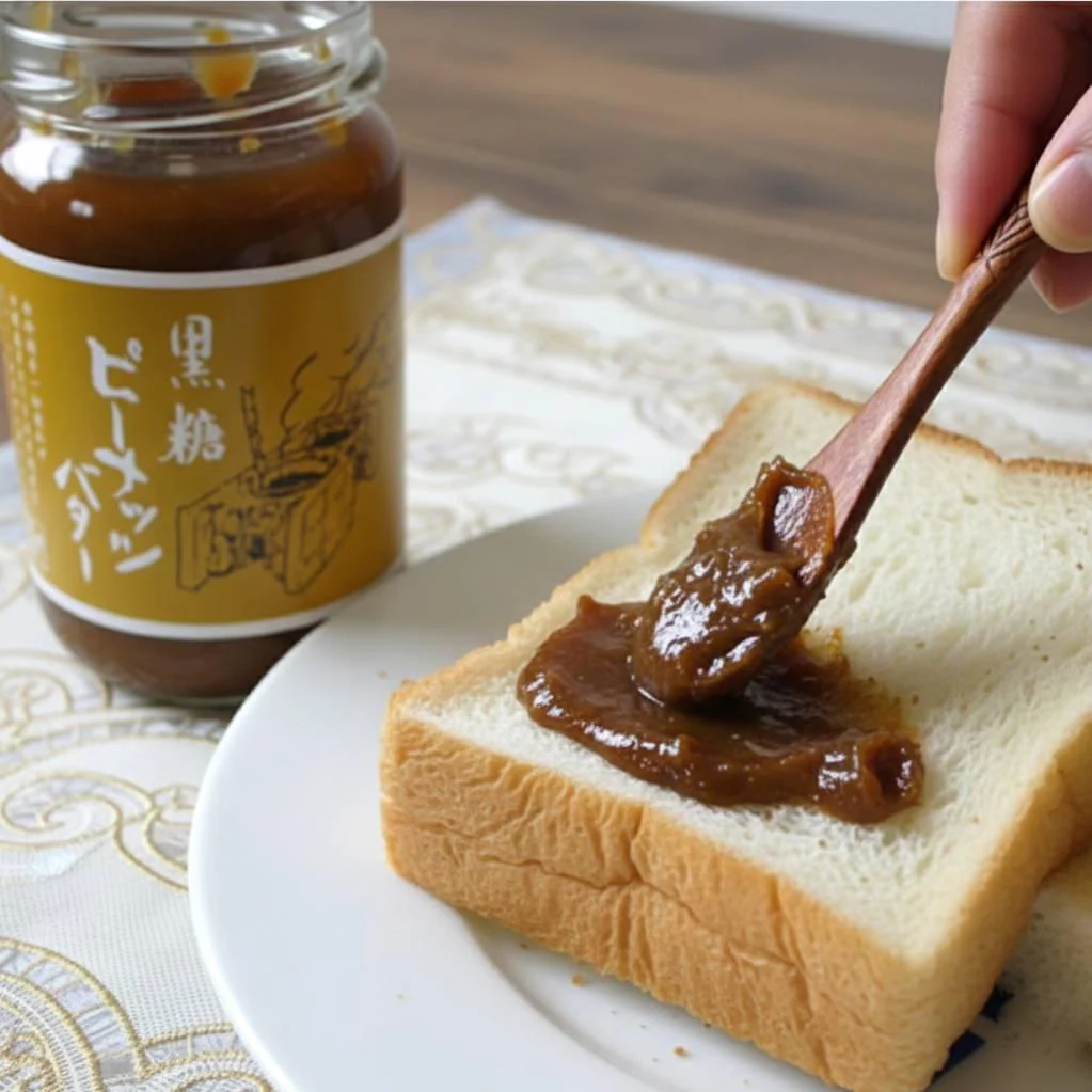 Okinawa Nakasone Brown Sugar Peanut Butter 190g - Image 2