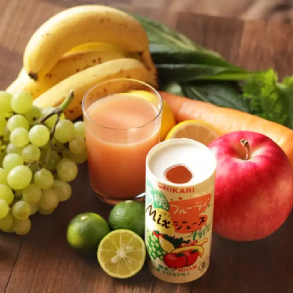 Organic Mixed Fruit and Vegetable Juice 100% Natural Unsweetened 195g - Image 2