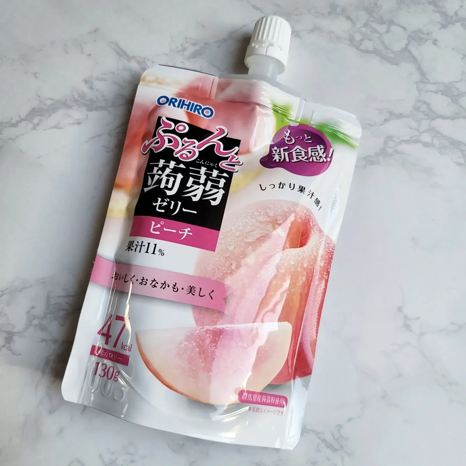 Orihiro Drinkable Konjac Jelly Drink Peach Flavor 130g - Image 3