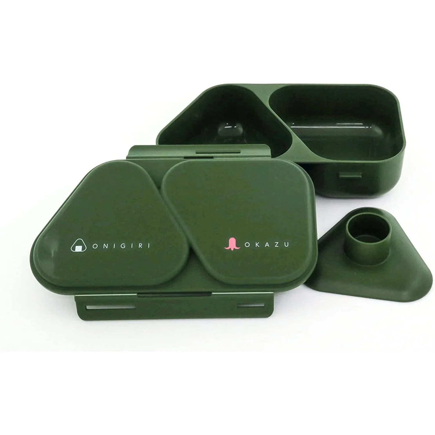 OSK Onigiri & Side Dish Bento Double Compartment Lunch Box LS-15 - Image 5