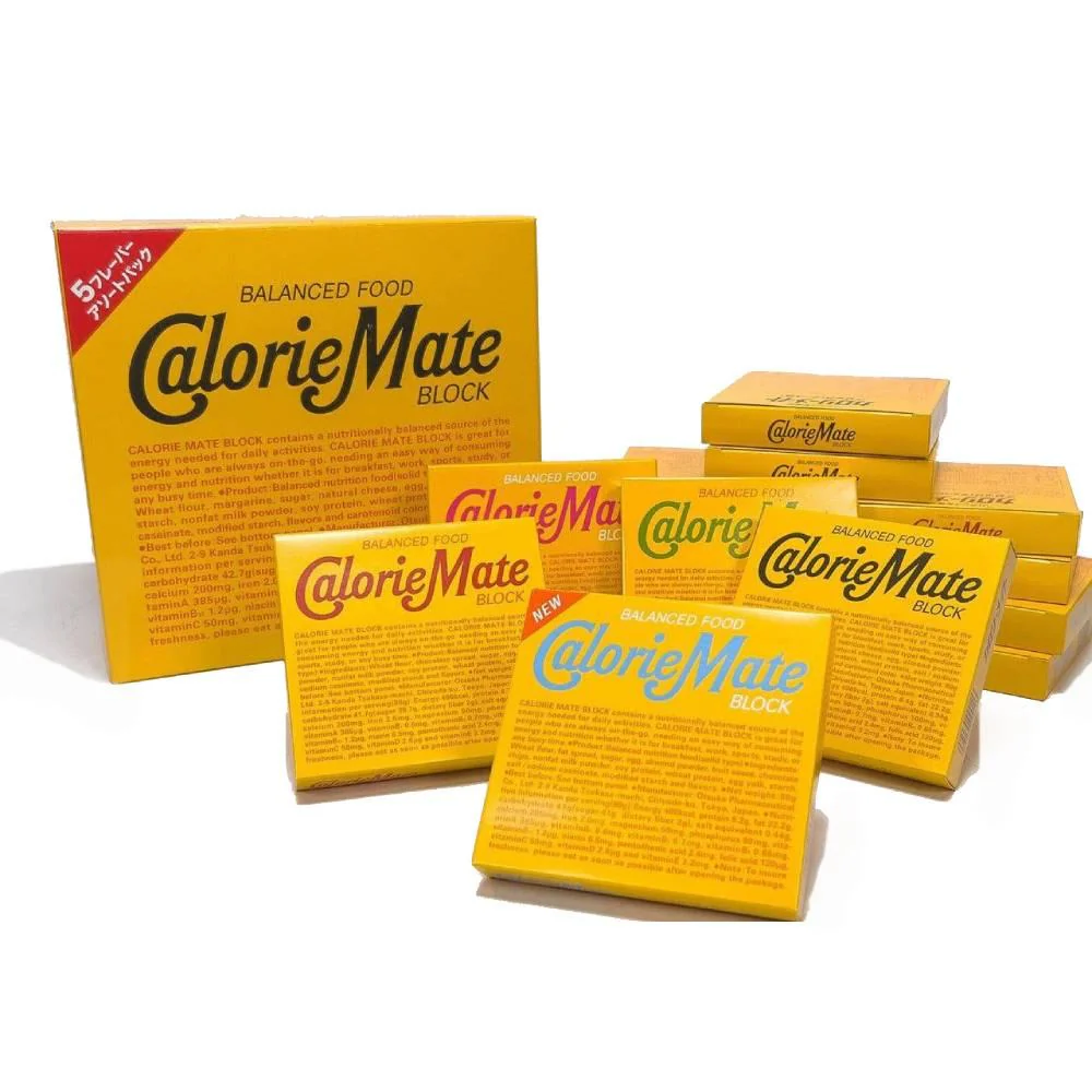 Calorie Mate Block 5 Flavor Assortment (Box of 20 Packets)