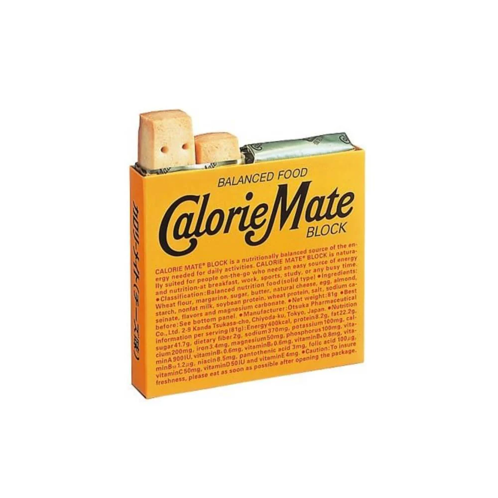 Calorie Mate Block Balanced Nutrition Food Cheese 4 Bars - Image 2