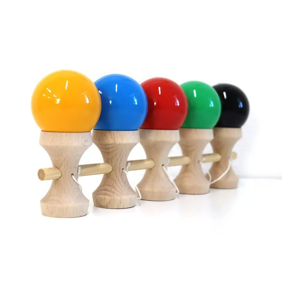 Ozora 5-Cup Kendama Unique Japanese Cup-And-Ball Toy - Image 2