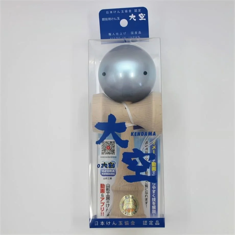 Ozora Kendama Handmade JKA Certified Cup-And-Ball Toy Galaxy Blue - Image 3