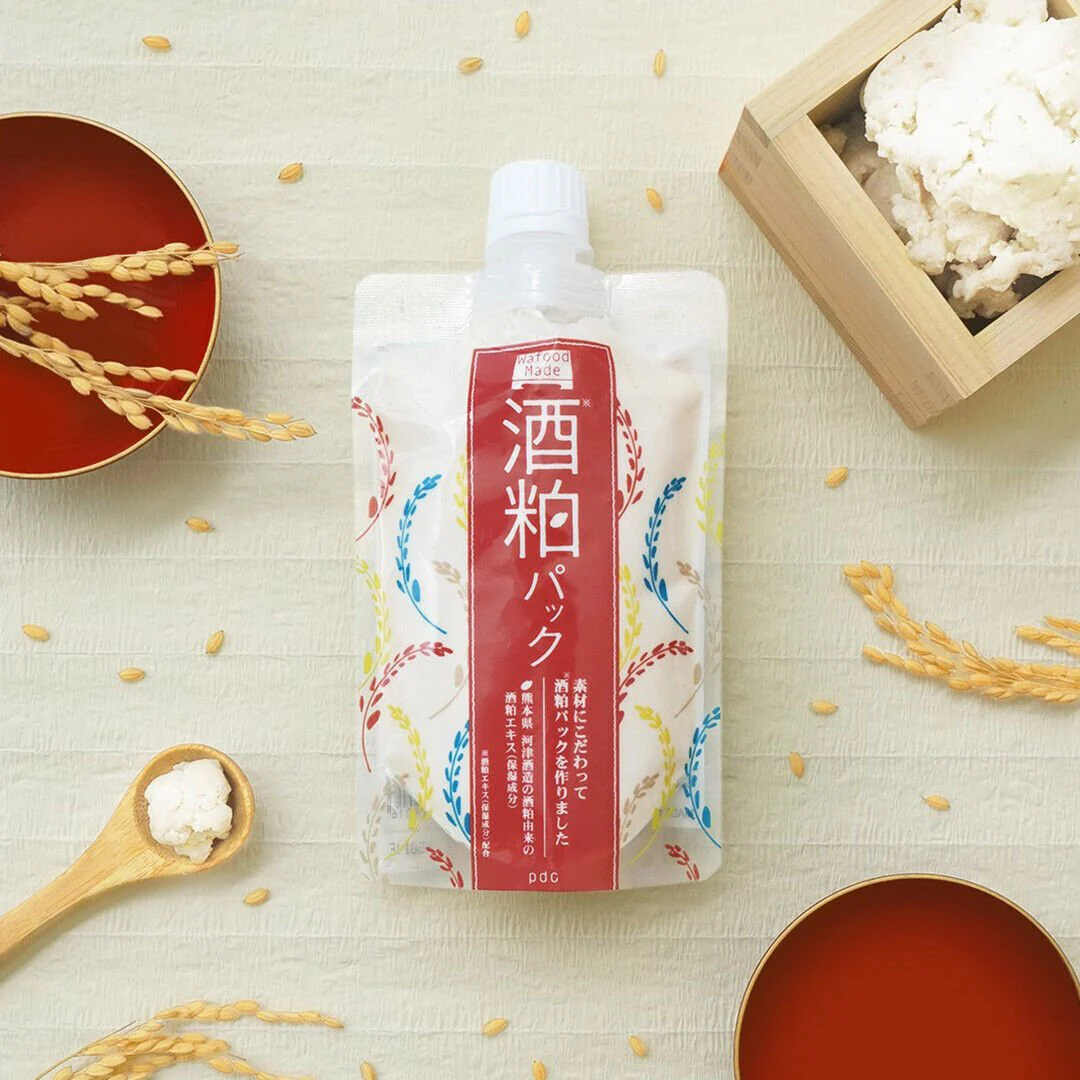 pdc Wafood Made Sake Lees Fermented Rice Face Pack for Dull Skin 170g - Image 3